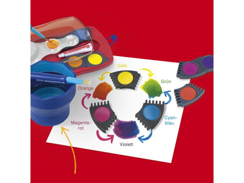 Faber-Castell Malschürze für Kinder Ab 6 Jahren, Blau