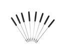 Tristar Fleischfondue-Set FO-1109 10 Teile, Edelstahl/Schwarz