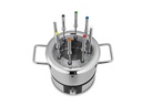 WMF Fleischfondue-Set LONO Fondue 10 Teile, Silber