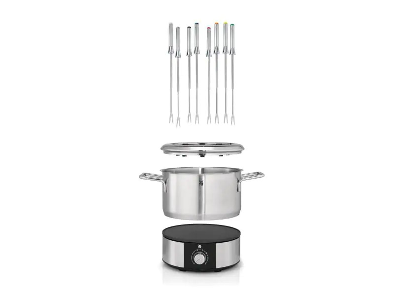WMF Fleischfondue-Set LONO Fondue 10 Teile, Silber