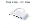 PureLink Multiport Adapter IS270 USB-C - HDMI &amp; USB-A3.1, weiss