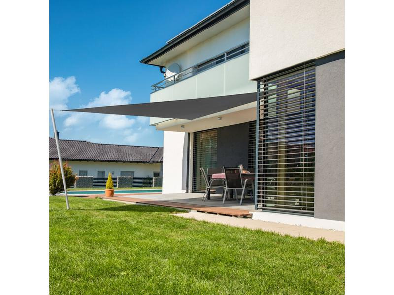 Windhager Sonnensegel Cannes, 300 cm, Dreieck, Anthrazit