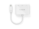 PureLink Multiport Adapter IS270 USB-C - HDMI &amp; USB-A3.1, weiss