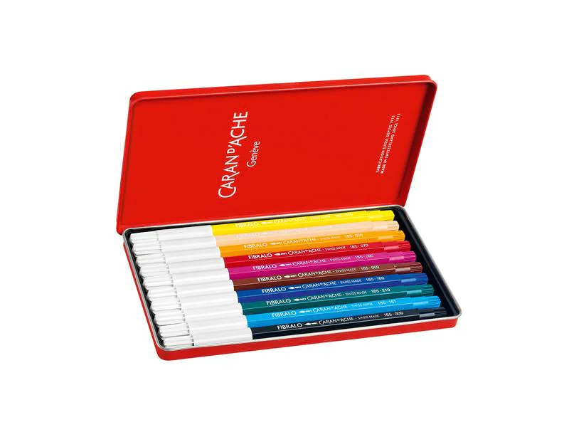 Caran d'Ache Fasermaler Fibralo 15 Stück