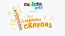 Carioca Farbstifte Baby 3 in 1 Ø 10 mm 6 Stück, Mehrfarbig