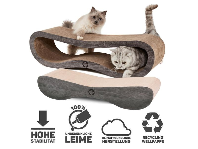 CanadianCat Kratzmöbel Set Orbit &amp; Satellite, Dunkelgrau