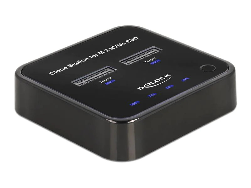 Delock Docking- und Klonstation für 2x M.2 NVMe