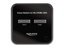 Delock Docking- und Klonstation für 2x M.2 NVMe