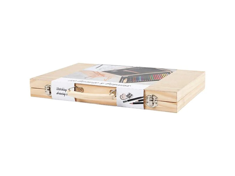 Creativ Company Malstiftebox  Set 51-teilig