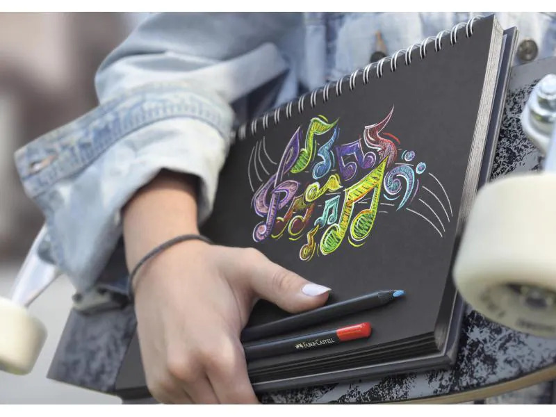 Faber-Castell Farbstifte Black Edition 12 Stück