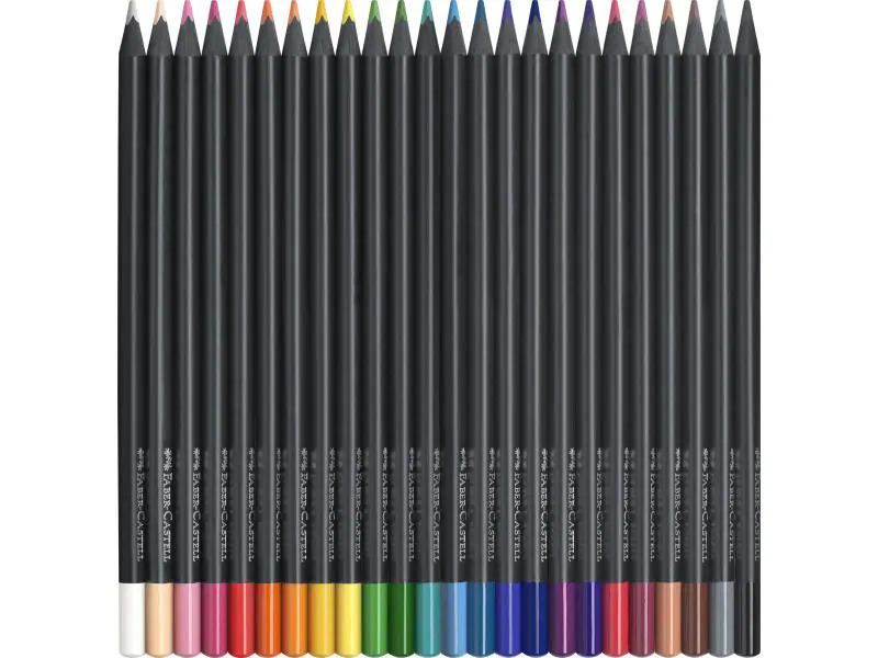 Faber-Castell Farbstifte Black Edition 24 Stück