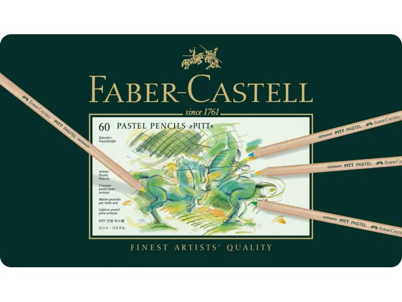 Faber-Castell Farbstifte Pitt Pastel 60er Metalletui