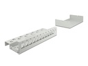 Delock Gehäuse Keystone Patchpanel 12 Port grau