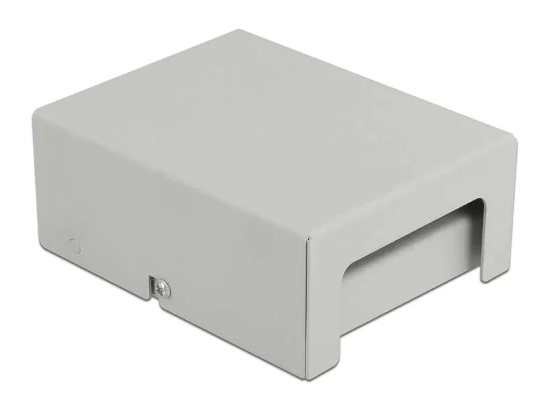 Delock Gehäuse Keystone Patchpanel 4 Port grau
