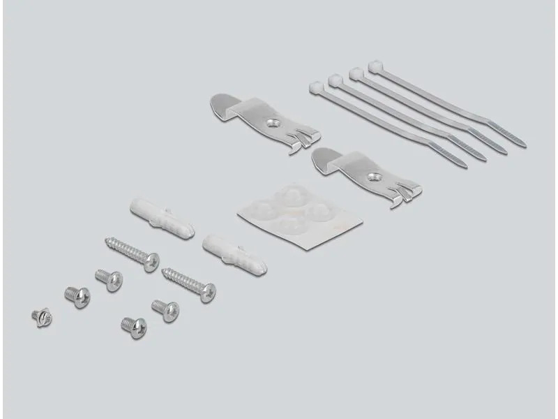 Delock Gehäuse Keystone Patchpanel 4 Port grau