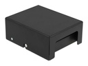 Delock Gehäuse Keystone Patchpanel 4 Port schwarz