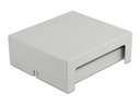 Delock Gehäuse Keystone Patchpanel 6 Port grau