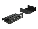 Delock Gehäuse Keystone Patchpanel 8 Port schwarz