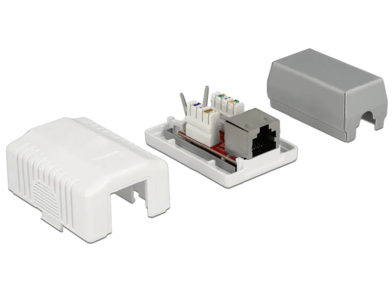 Delock Gehäuse RJ45 Cat.6A LSA 1-fach