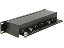 Delock Netzwerkpanel 12 Port 10 Cat.6A LSA Schwarz