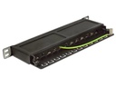 Delock Netzwerkpanel 12 Port 10 Cat.6A LSA schwarz