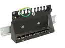 Delock Netzwerkpanel 8 Port Keystone Desktop schwarz