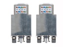 Feller EDIZIOdue Netzwerkdose UP 2x RJ45 Kat. 6 geschirmt
