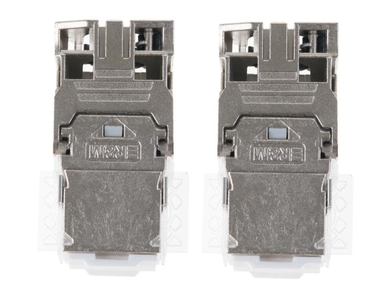 Feller EDIZIOdue Netzwerkdose UP 2x RJ45 Kat. 6A geschirmt