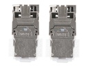 Feller EDIZIOdue Netzwerkdose UP 2x RJ45 Kat. 6A geschirmt
