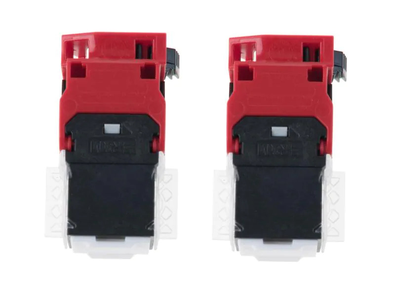 Feller EDIZIOdue Netzwerkdose UP 2x RJ45 Kat. 6A ungeschirmt