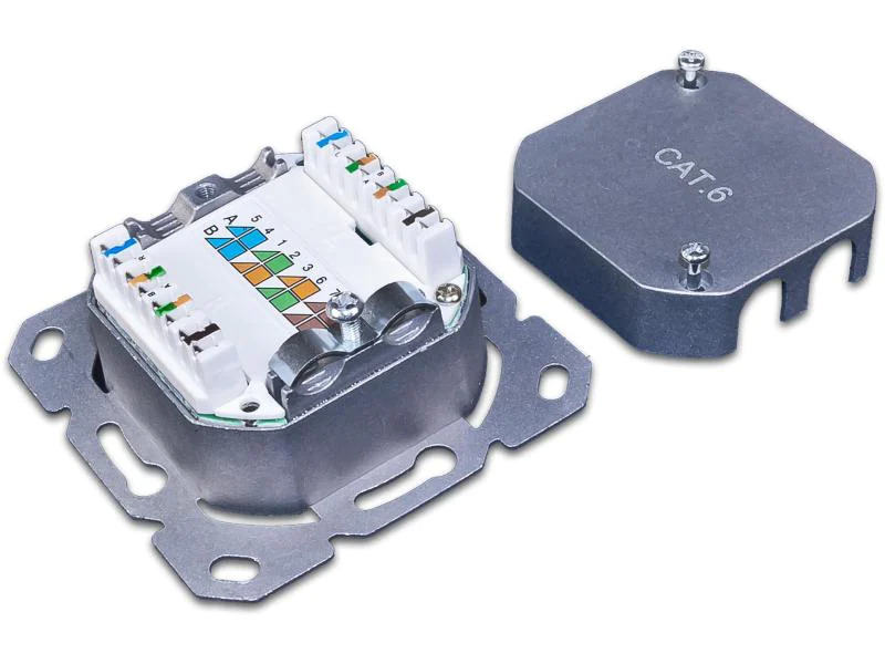 Wirewin Datendose RJ-45 Cat.6 2-fach