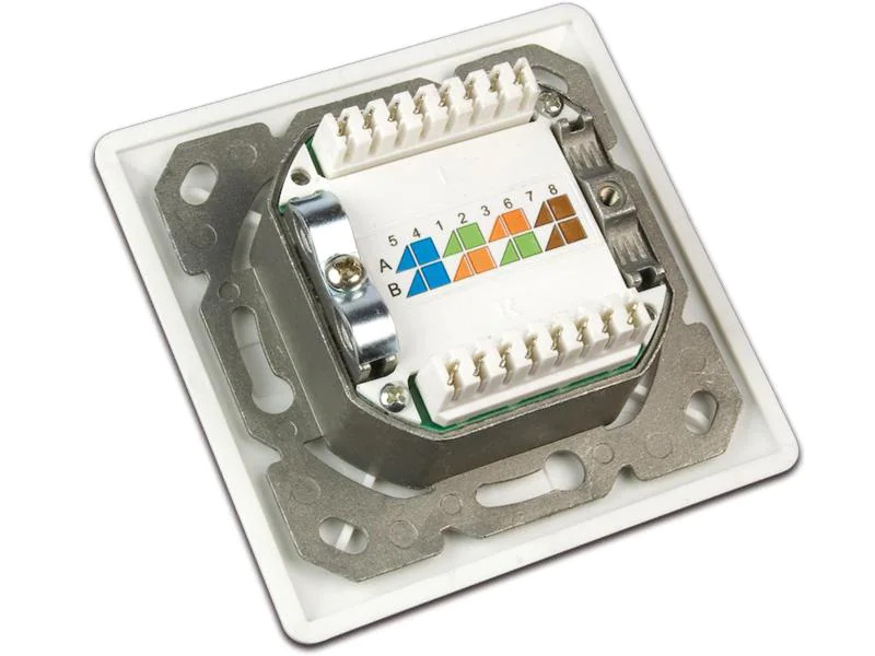 Wirewin Datendose RJ-45 Cat.6 2-fach