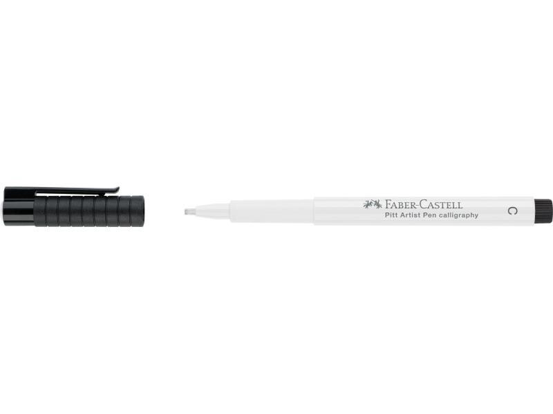 Faber-Castell Tuschestift Pitt Artist Pen Calligraphy 101 Weiss