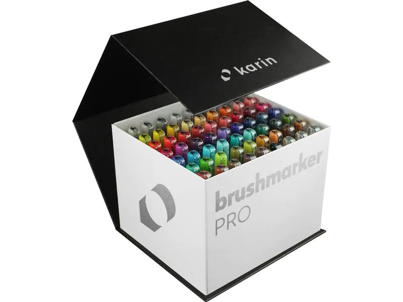 Karin Fasermaler Brushpen PRO 27C7 60 Farben