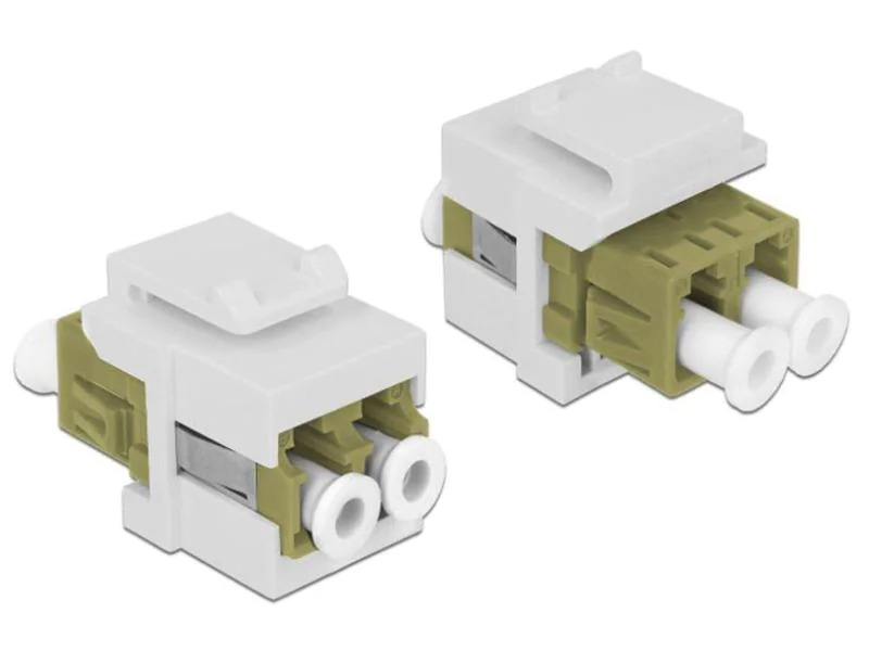 Delock Keystone-Modul LWL Multimode Duplex LC-LC, OM2