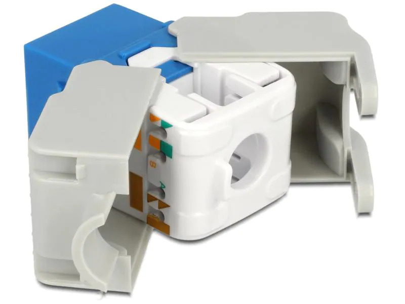 Delock Keystone-Modul RJ-45 Cat.6, UTP Blau