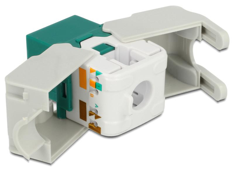 Delock Keystone-Modul RJ-45 Cat.6, UTP Grün