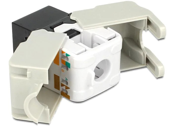 Delock Keystone-Modul RJ-45 Cat.6, UTP Schwarz