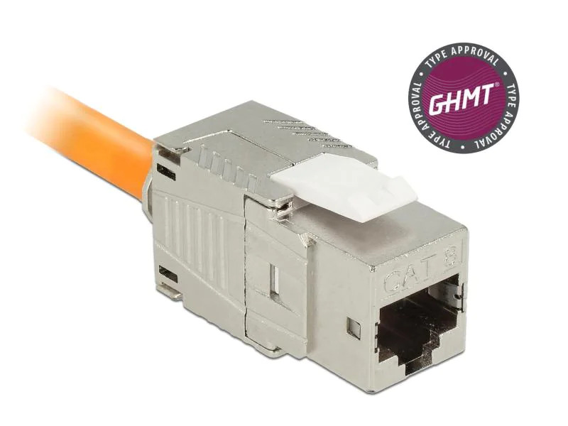 Delock Keystone-Modul RJ-45 Cat.8 geschirmt