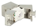 Delock Keystone-Modul RJ45 - LSA, Cat 6A geschirmt