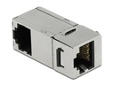 Delock Keystone-Modul RJ45 - RJ45 Buchse, Cat.6A 90 Grad gewinkelt