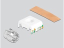 Delock Keystone-Modul RJ45-LSA, Cat.6A werkzeugfrei, geschirmt