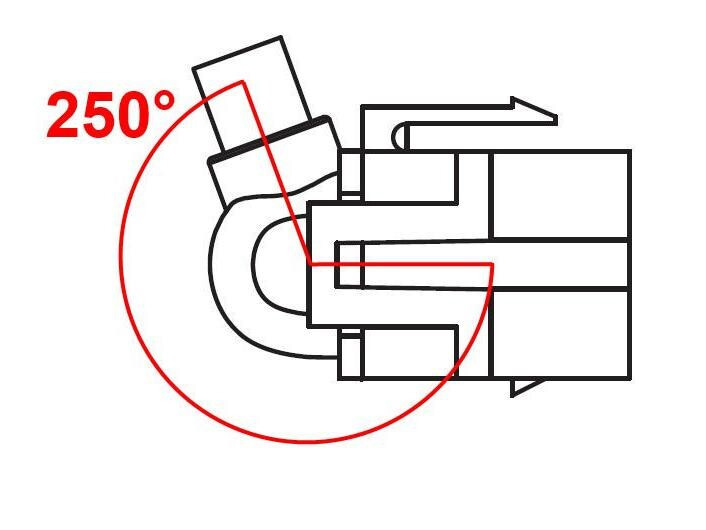 Delock Keystone-Modul USB2.0, A - A, (f-f) 250° gewinkelt, Weiss