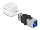 Delock Keystone-Modul USB3.0 A - B weiss