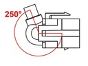 Delock Keystone-Modul USB3.0, 50 cm 250° gewinkelt