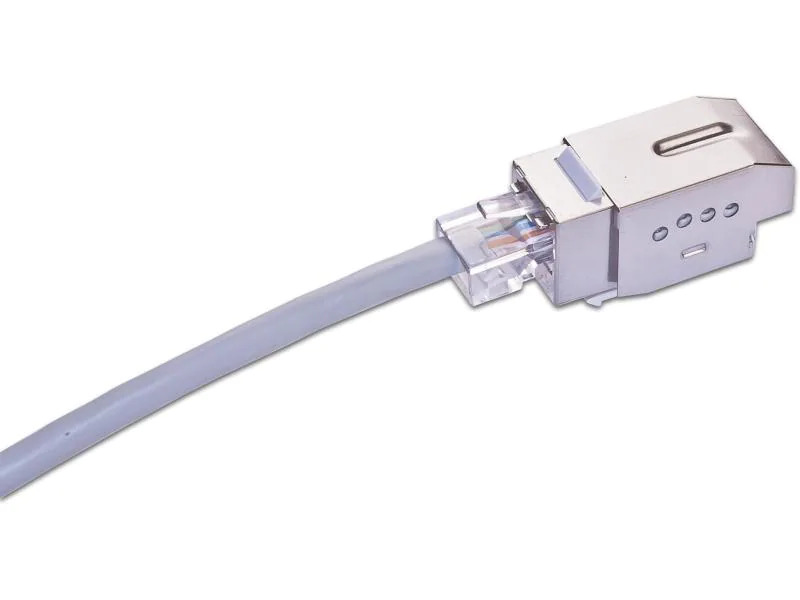 Wirewin Keystone-Modul Cat.6, STP abschliessbar
