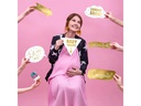 Partydeco Partyaccessoire Baby Shower 6-teilig, Gold