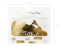 Partydeco Partyaccessoire Baby Shower 6-teilig, Gold