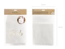 Partydeco Partyaccessoire Kartenbox Cards 24 x 24, Weiss/Gold