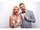Partydeco Partyaccessoire Moustache 6-teilig, Schwarz